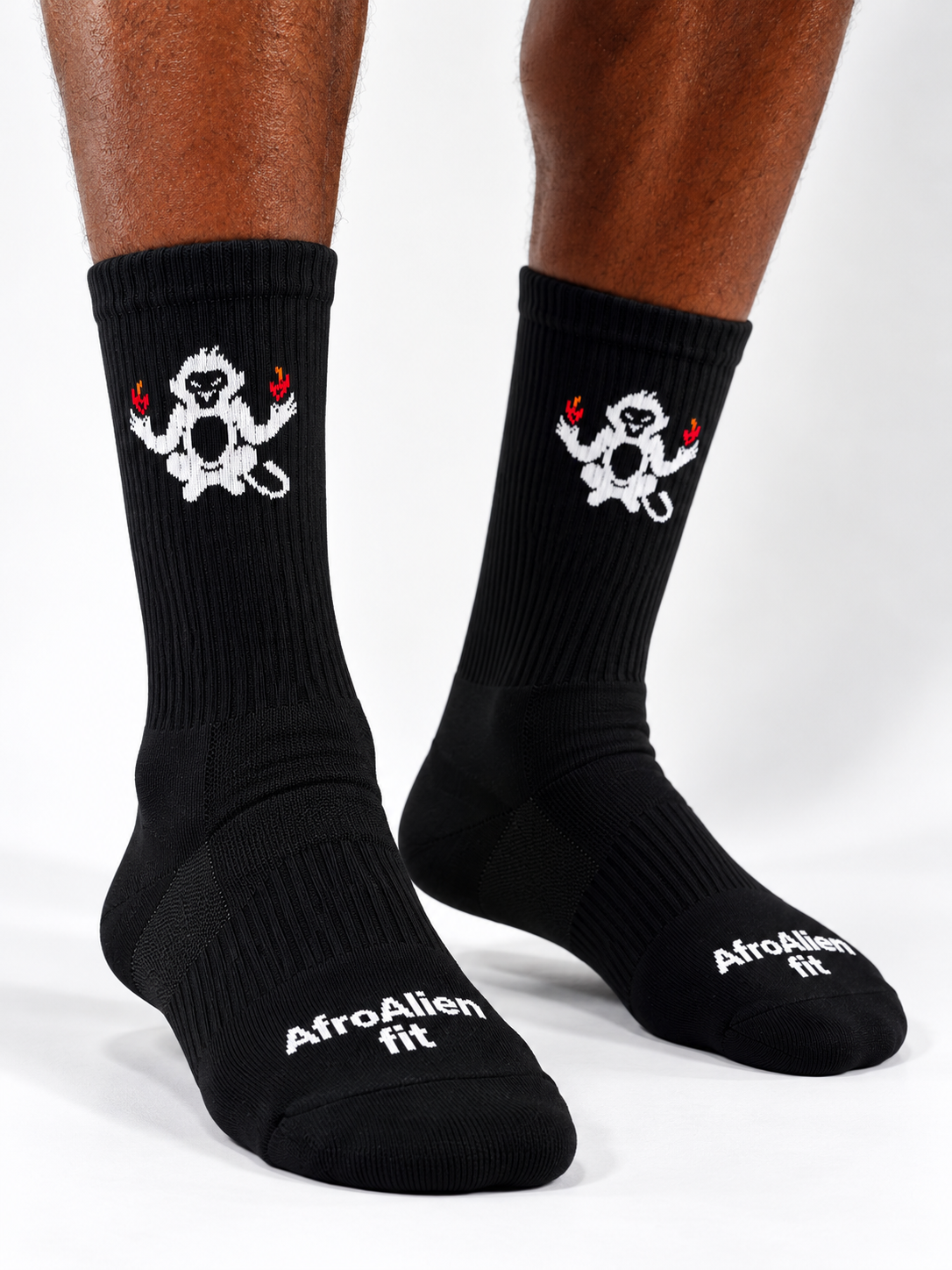 AfroAlien Fit Performance Crew Sock