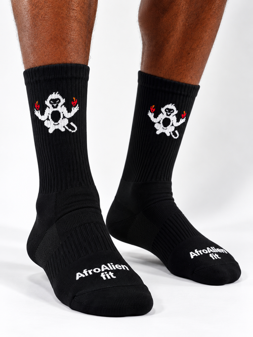 AfroAlien Fit Performance Crew Sock