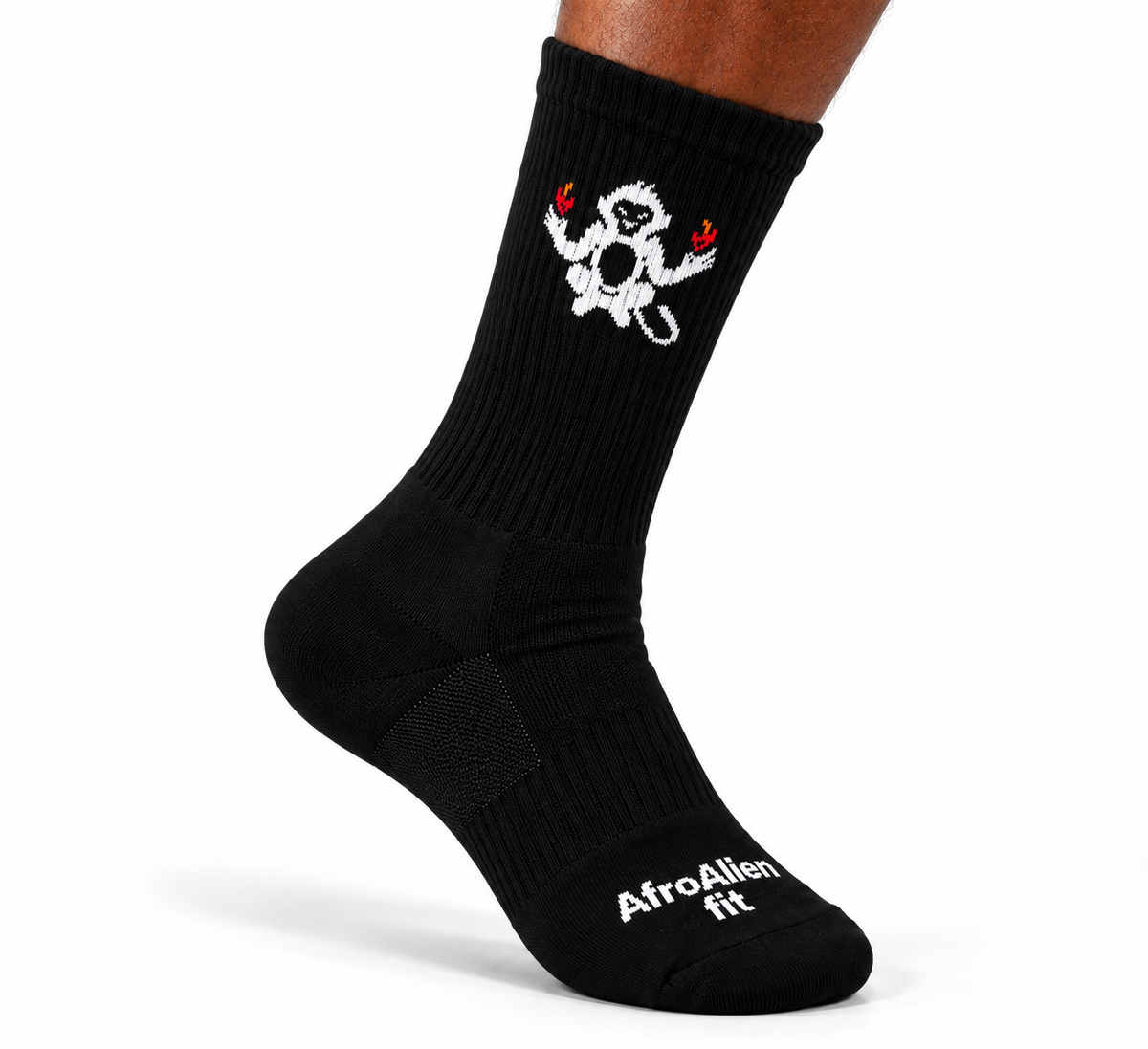 AfroAlien Fit Performance Crew Sock